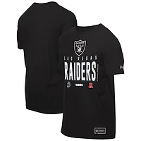 Men's New Era  Black Las Vegas Raiders 2025 NFL Training Camp T-Shirt