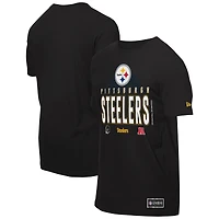 Men's New Era  Black Pittsburgh Steelers 2025 NFL Training Camp T-Shirt