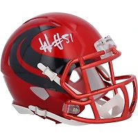 Will Anderson Jr. Houston Texans Autographed Riddell 2024 Alternate Speed Mini Helmet