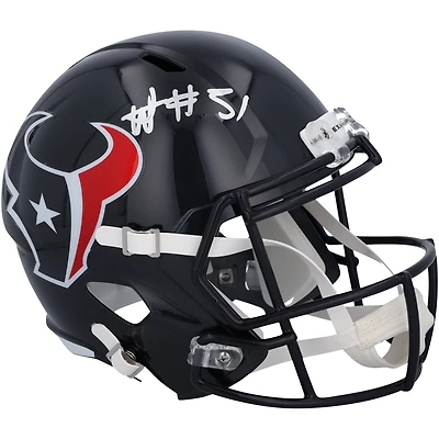 Will Anderson Jr. Houston Texans Autographed Riddell 2024 Speed Replica Helmet