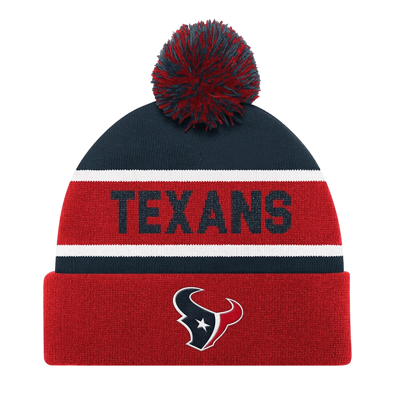 Unisex Starter Red Houston Texans Cuffed Knit Hat with Pom