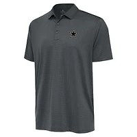 Men's Antigua  Pewter Dallas Cowboys Ellipse Performance Polo
