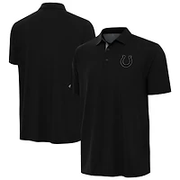 Men's Antigua Black Indianapolis Colts Era Polo