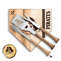 Baseball BBQ ECU Pirates 12" Silver Slugger Combo Set