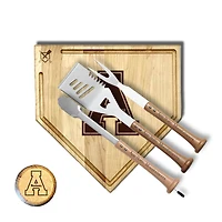 Baseball BBQ Appalachian State Mountaineers 17" Trough Silver Slugger Combo Set