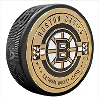 Boston Bruins Stars and Stripes Medallion Puck