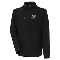 Men's Antigua  Black Anaheim Ducks Pure Honeycomb Pullover Hoodie