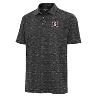 Men's Antigua  Heather Black Anaheim Ducks Static Polo