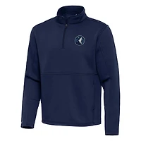 Men's Antigua Navy Minnesota Timberwolves  Twist Quarter-Zip Pullover Top