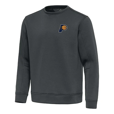 Men's Antigua Pewter Indiana Pacers Relevant Pullover Sweatshirt