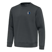 Men's Antigua  Pewter Dallas Mavericks Relevant Pullover Sweatshirt