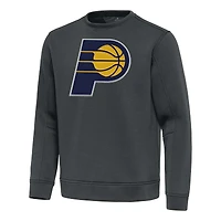 Men's Antigua  Pewter Indiana Pacers Relevant Pullover Sweatshirt