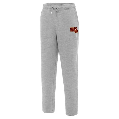 Men's Antigua  Heather Gray Washington Commanders Victory Sweatpants