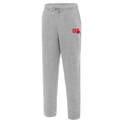 Men's Antigua  Heather Gray Cleveland Browns Victory Sweatpants