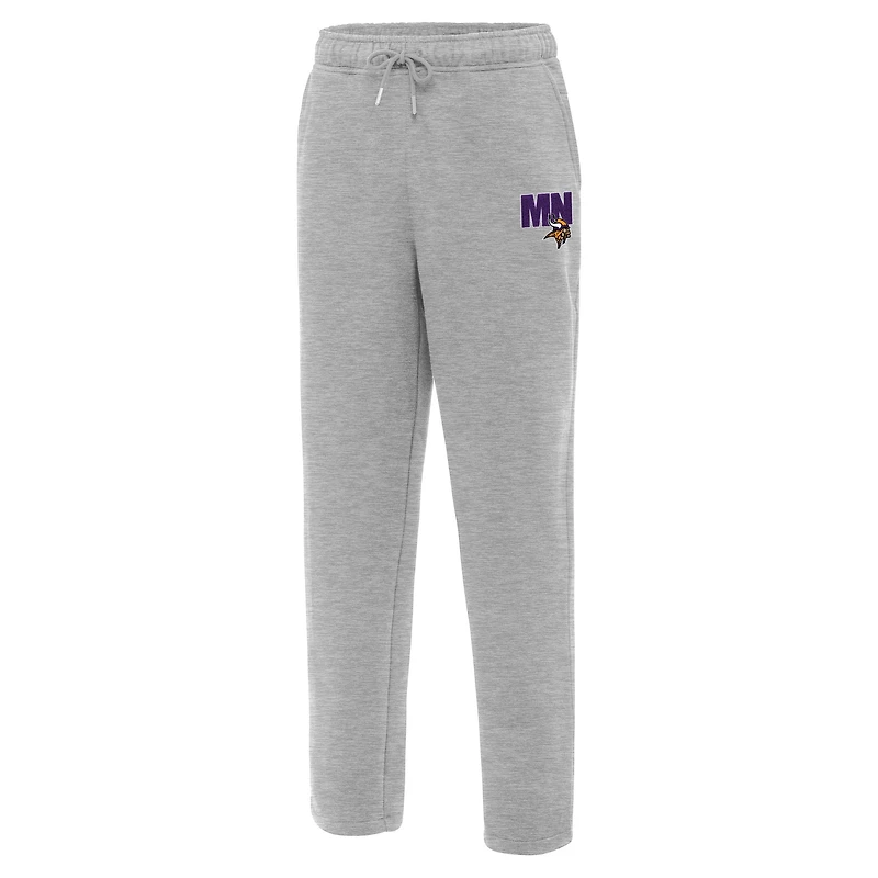 Men's Antigua Heather Gray Minnesota Vikings Victory Sweatpants