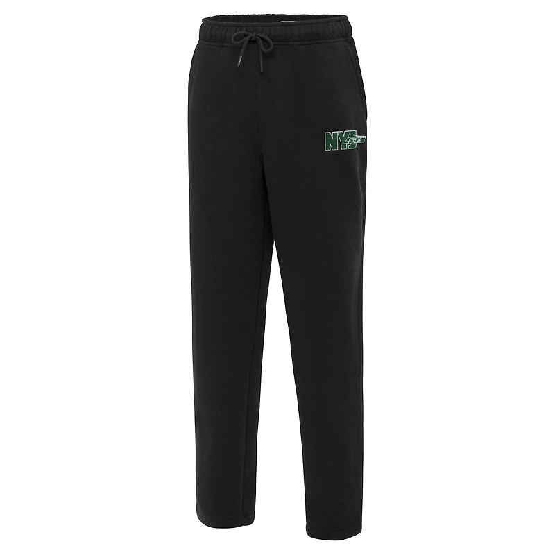 Men's Antigua  Black New York Jets Victory Sweatpants
