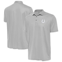 Men's Antigua White Indianapolis Colts Rings Polo