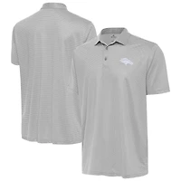 Men's Antigua White Denver Broncos Rings Polo