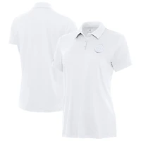 Women's Antigua  White Pittsburgh Steelers Reprocess Polo
