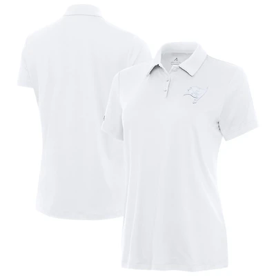 Women's Antigua  White Tampa Bay Buccaneers Reprocess Polo