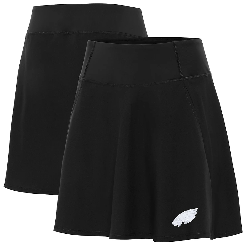 Women's Antigua  Black Philadelphia Eagles Chip Skort