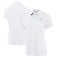 Women's Antigua  White Green Bay Packers Reprocess Polo
