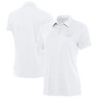Women's Antigua  White New York Giants Reprocess Polo