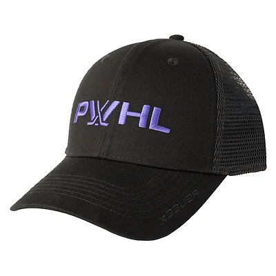 Unisex Black PWHL Meshback Adjustable Hat
