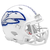 Riddell Kansas Jayhawks Metallic White Speed Mini Helmet