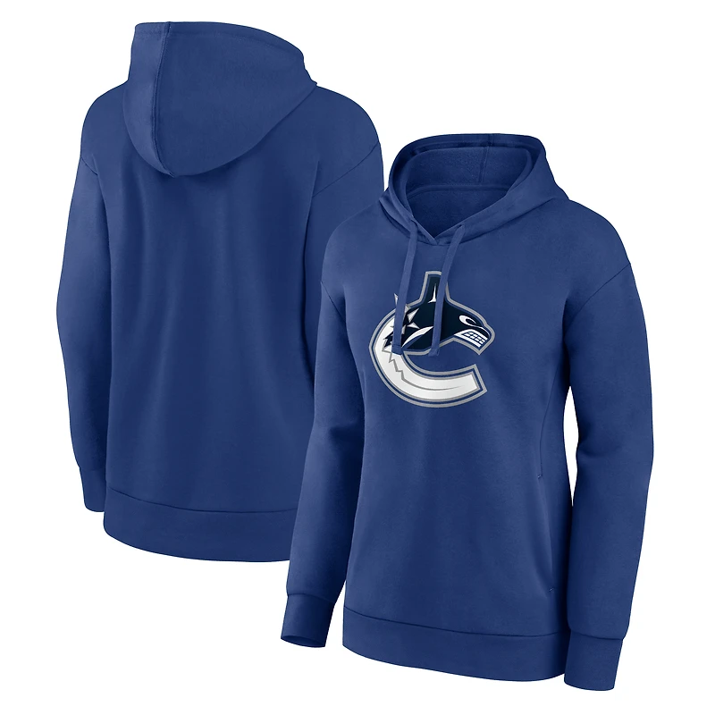 Women's Blue Vancouver Canucks Alternate Logo Pullover Hoodie