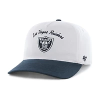 Men's '47 Cream/Black Las Vegas Raiders Safe Bet Stable Hitch Adjustable Hat