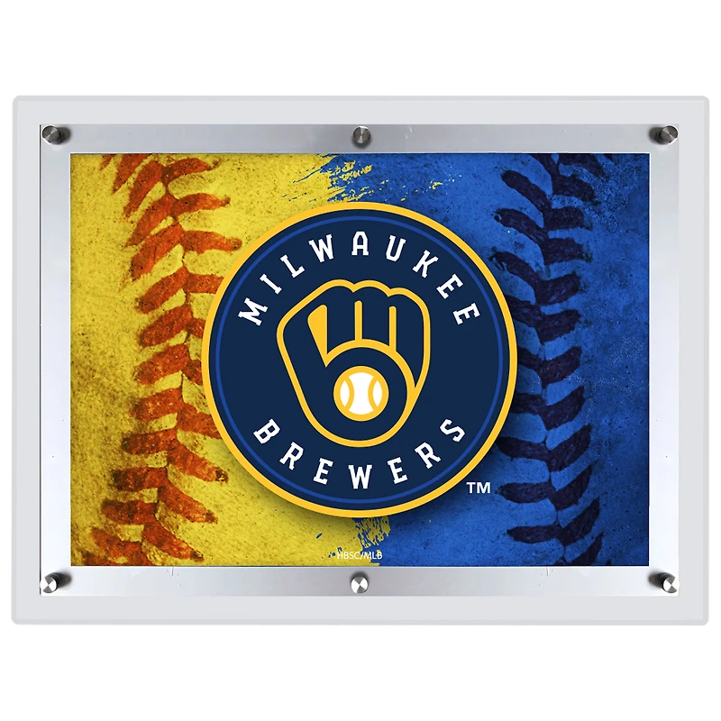 Milwaukee Brewers 19" x 14.5" Backlit LED Sign