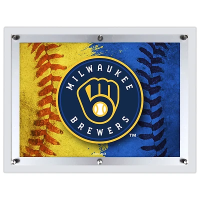 Milwaukee Brewers 19" x 14.5" Backlit LED Sign