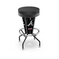Atlanta Braves 30" Lighted Bar Stool