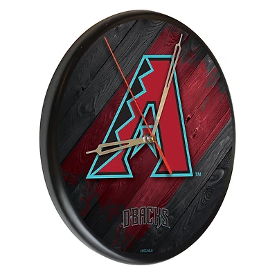 Arizona Diamondbacks 13" Solid Wood Clock