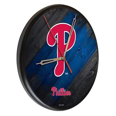 Philadelphia Phillies 13" Solid Wood Clock
