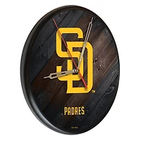 San Diego Padres 13" Solid Wood Clock