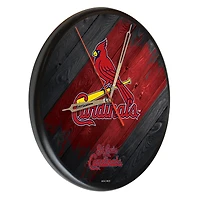 St. Louis Cardinals 13" Solid Wood Clock