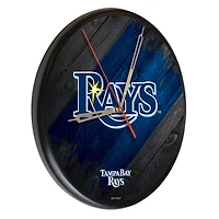 Tampa Bay Rays 13" Solid Wood Clock
