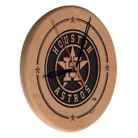 Houston Astros 13" Engraved Solid Wood Clock