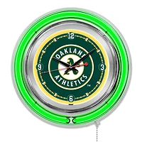 Athletics Double-Walled Neon Clock