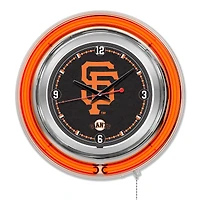 San Francisco Giants Double-Walled Neon Clock
