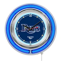 Tampa Bay Rays Double-Walled Neon Clock