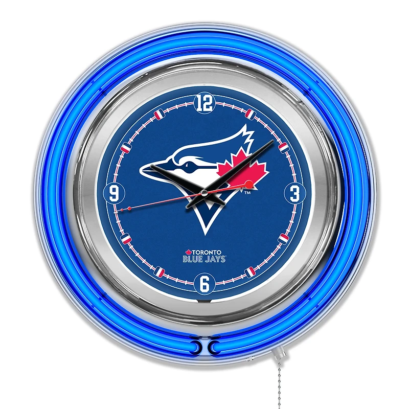 Toronto Blue Jays Double-Walled Neon Clock