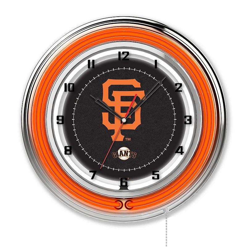 San Francisco Giants 19" Double Neon Wall Clock
