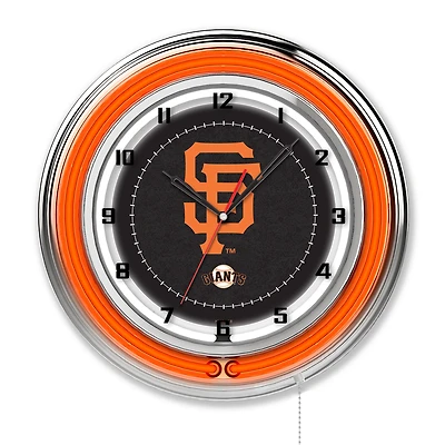 San Francisco Giants 19" Double Neon Wall Clock