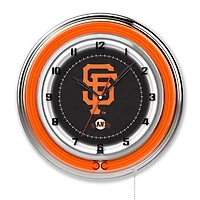San Francisco Giants 19" Double Neon Wall Clock
