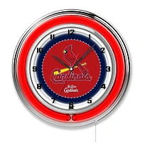 St. Louis Cardinals 19" Double Neon Wall Clock