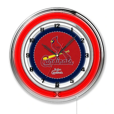 St. Louis Cardinals 19" Double Neon Wall Clock