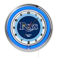 Tampa Bay Rays 19" Double Neon Wall Clock